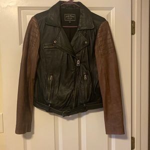 Lucky Brand Leather jacket, only worn a handful of times. Size small.